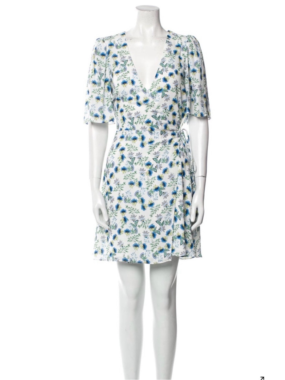 Alice + Olivia Floral Sandra Wrap Dress - Picture 2 of 4
